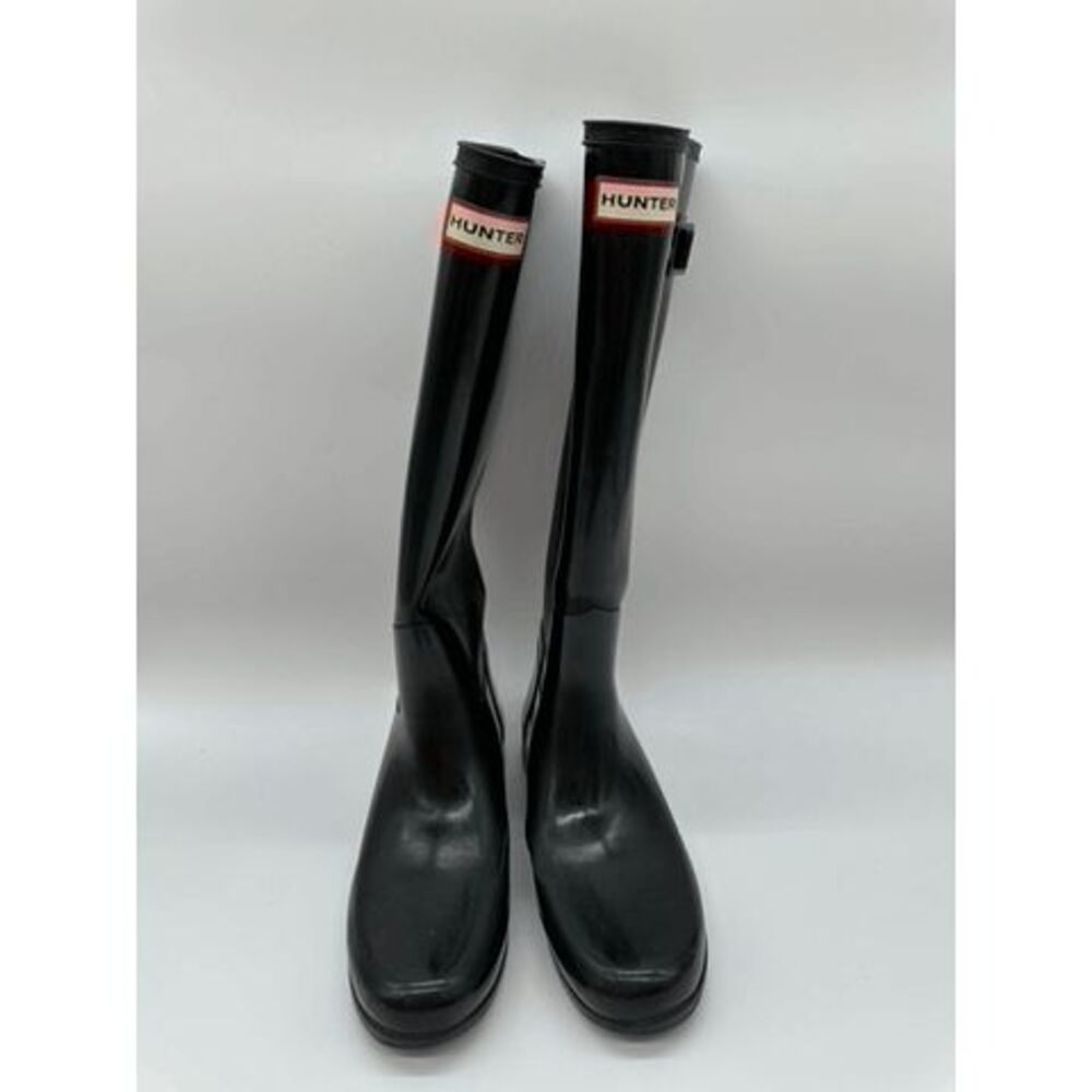 Hunter Tall Rain Boots To The Knee Used Condition  Woman Size 6